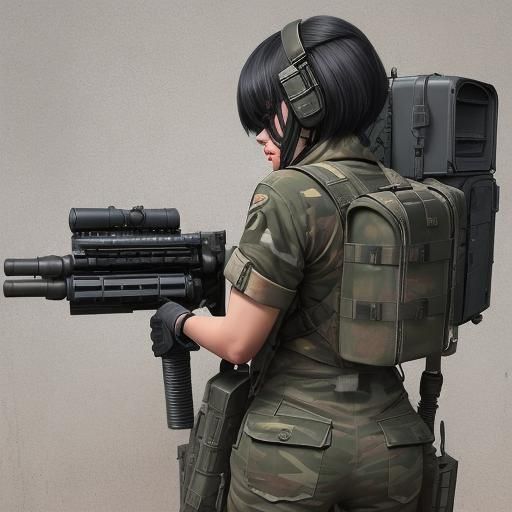 Grenade Launcher Turret on Machine