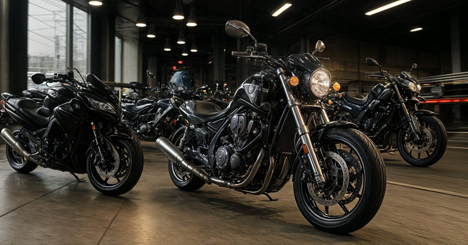 Yamaha V-Max Speeds Down Texas Freeway