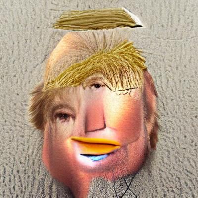 Realistic Portrait of Donald Trump
