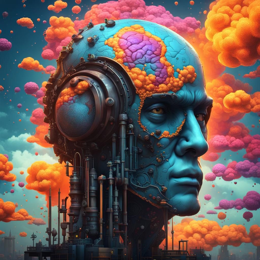 Fantastical Detailed Matte Painting in Deep Color