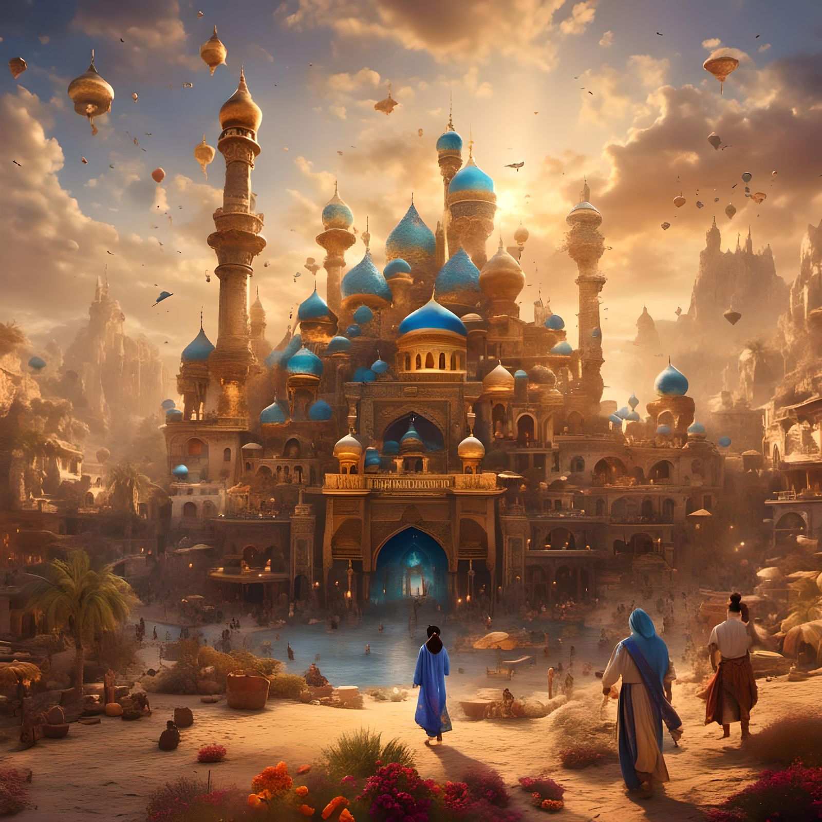 Authentic Arabia Aladdin Vision in Hyperreal Detail
