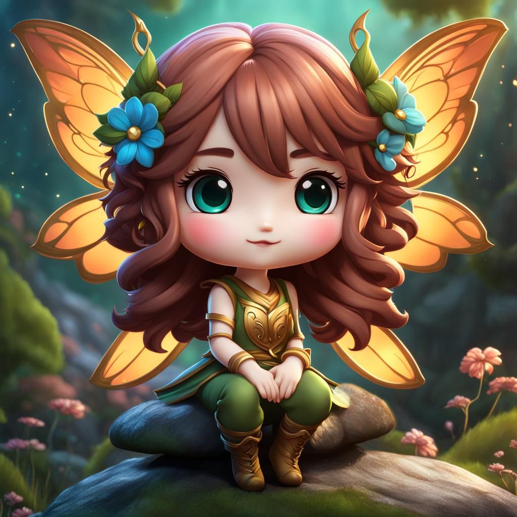 Chibi Fairy Representing INFP Personality Type