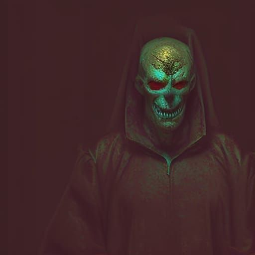 Sinister Magical Character Art in Fantasy Style