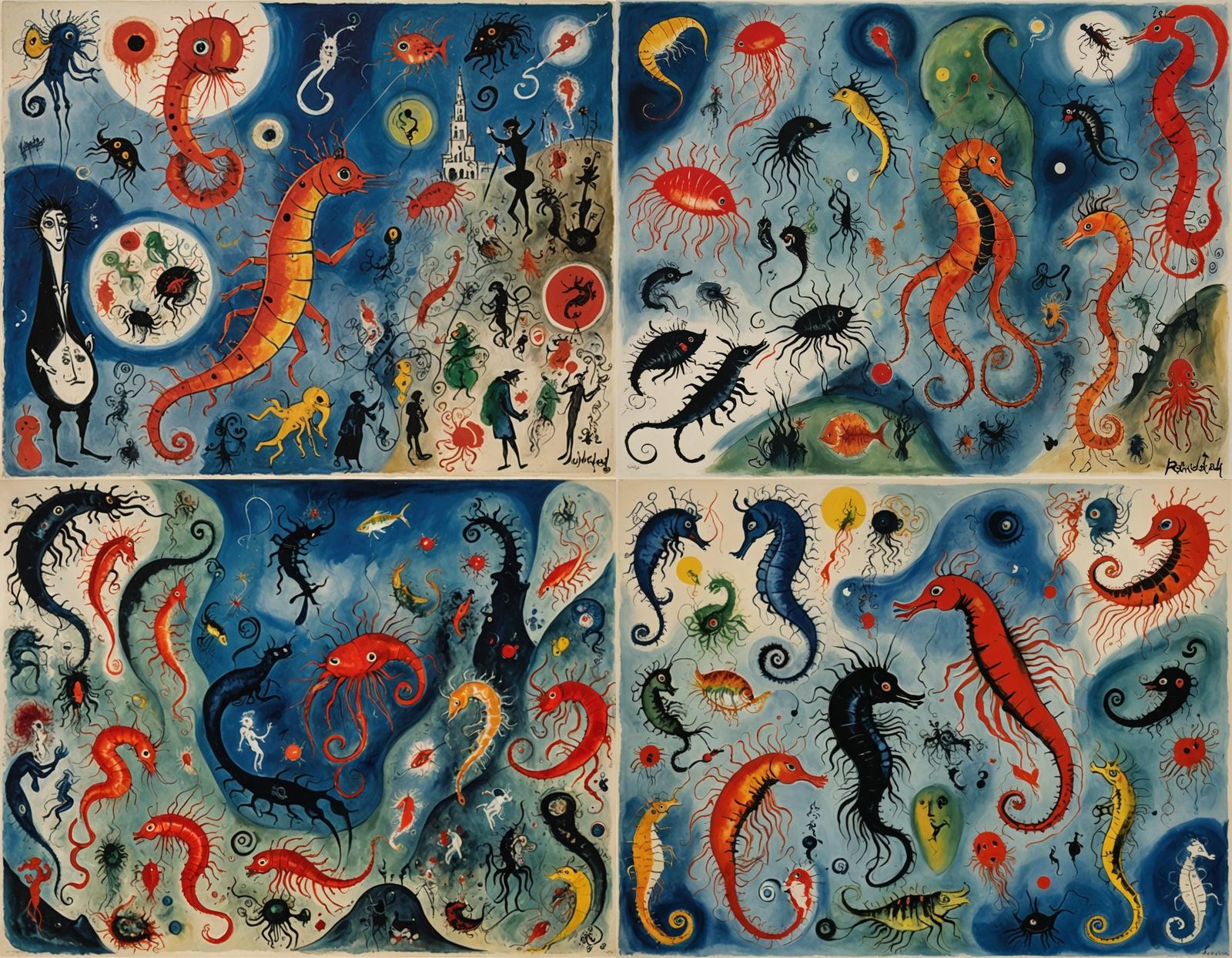 Surreal Vivisection: Homunculus of Sea Creatures