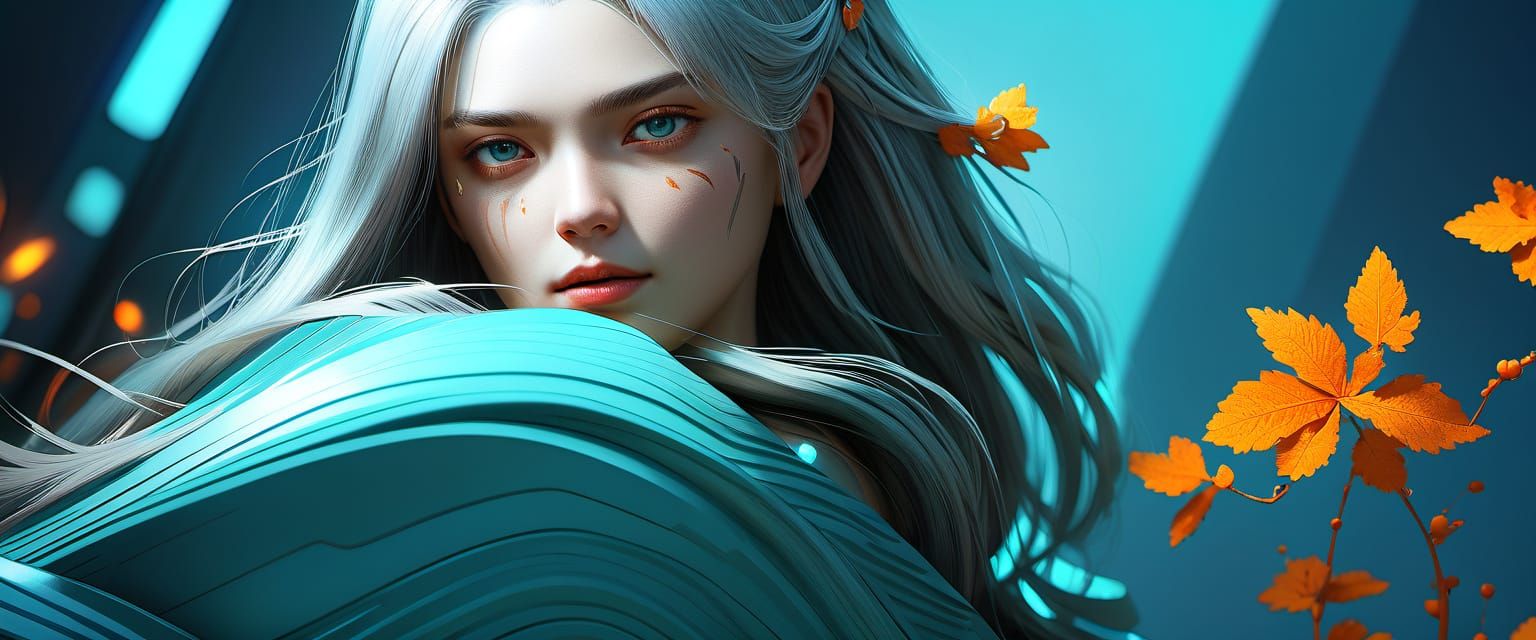 Anime Portrait in 8k Resolution with Dynamic Lighting