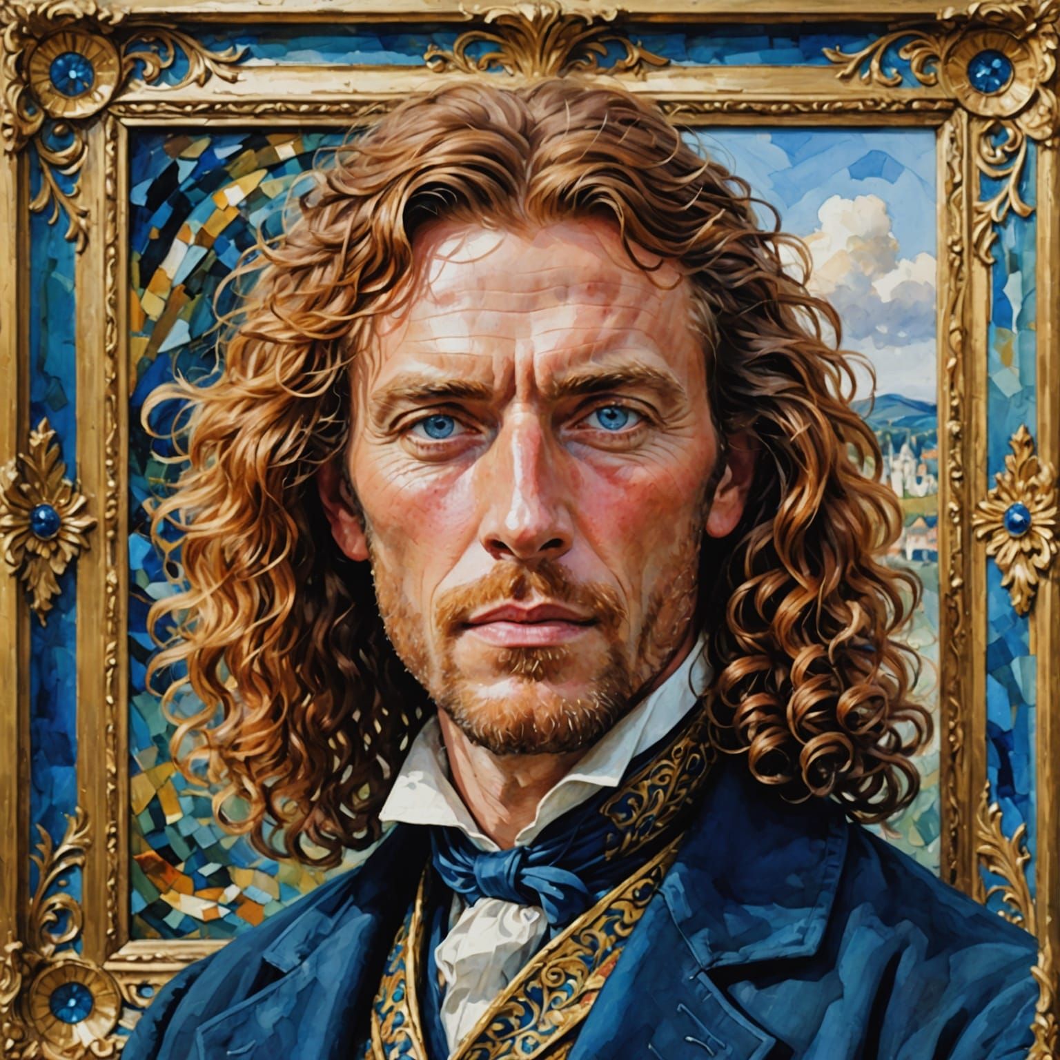 Elegant Gentleman in Impressionist Masterpiece Style