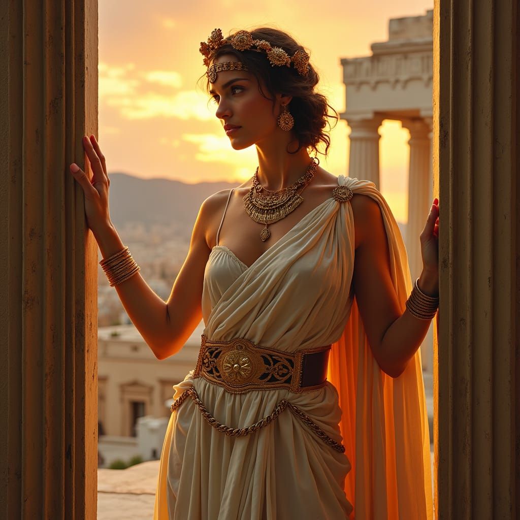 Helen of Troy Portrait in Old Masters Style