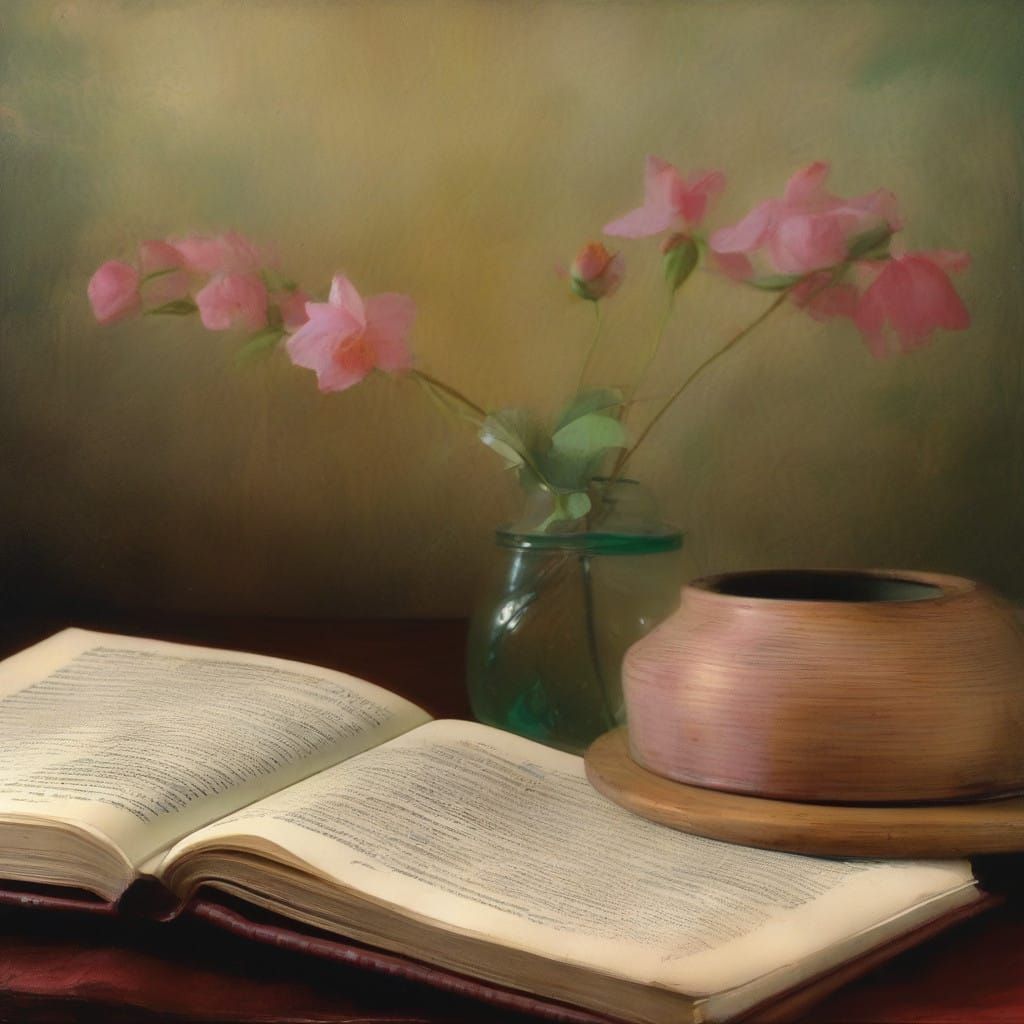 Elegant Roses Bloom in Serene Nature Scene