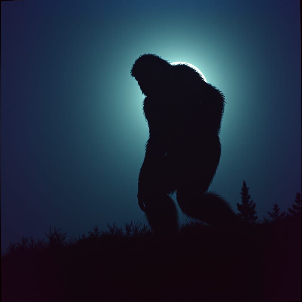 Epic Bigfoot Film Still Under Moonlight
