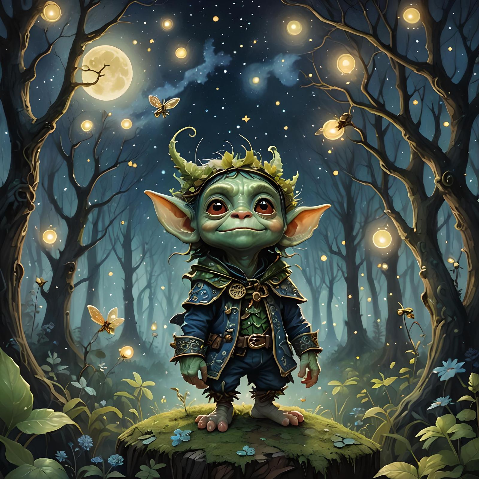 Cute Goblin in Forest