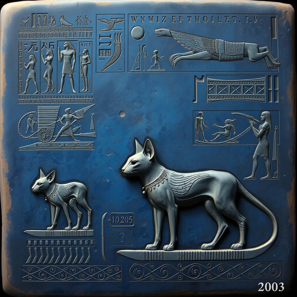 Martian Hieroglyphs: Cats and Flying Chariots
