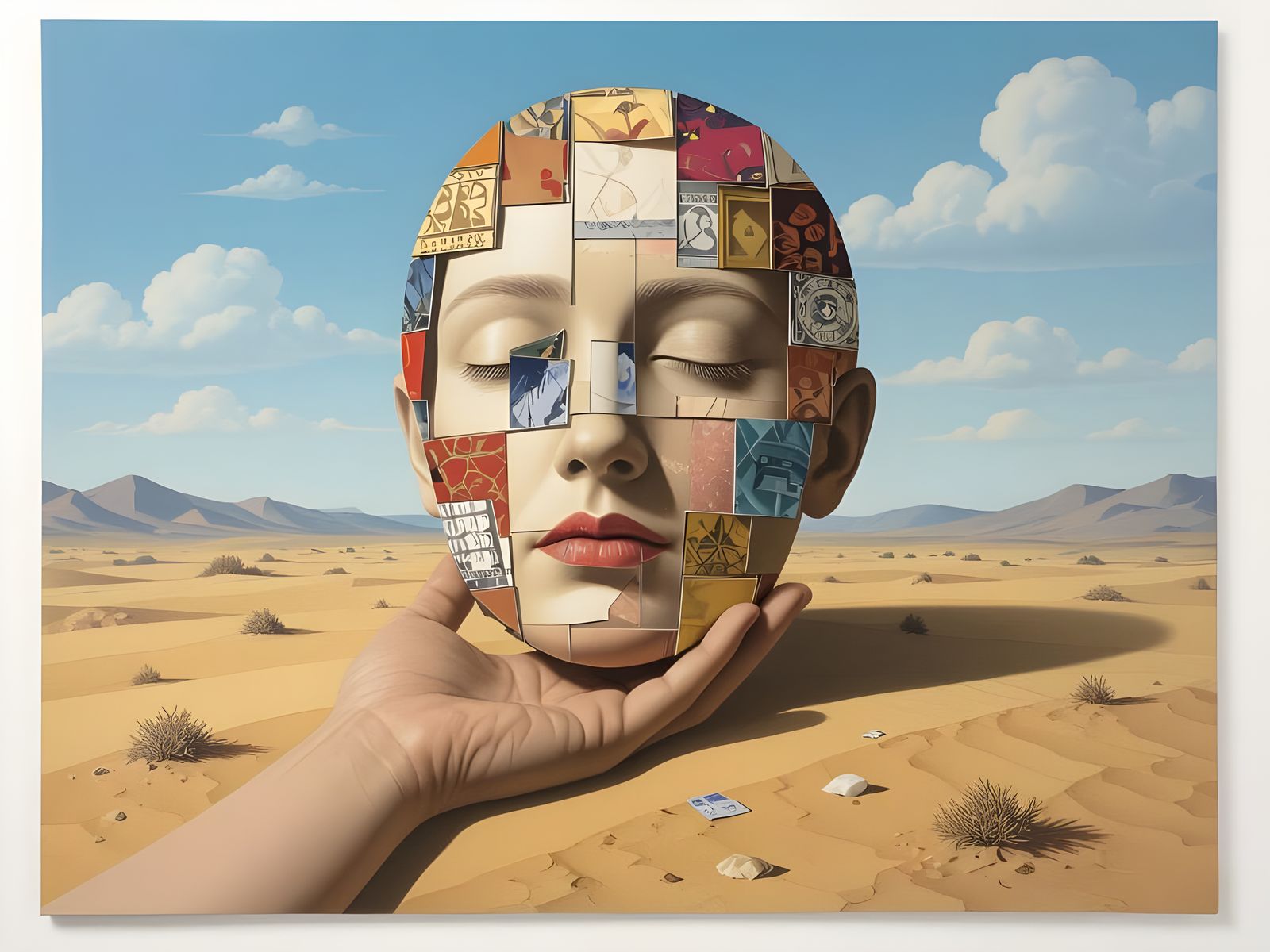 Mirroring Lost Dreams Hiding Found Objects Stretching From H...