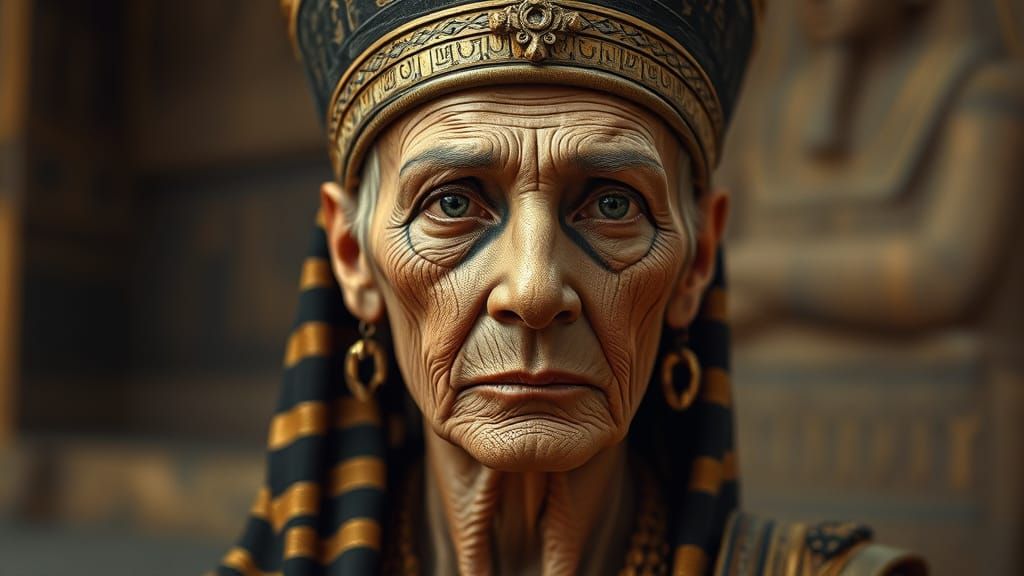 Geriatric Pharaoh Hatshepsut Leading Campaign