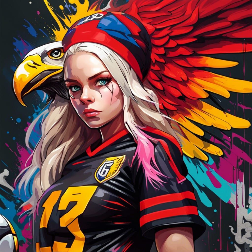 Edelgard Football Jersey Graffiti Art