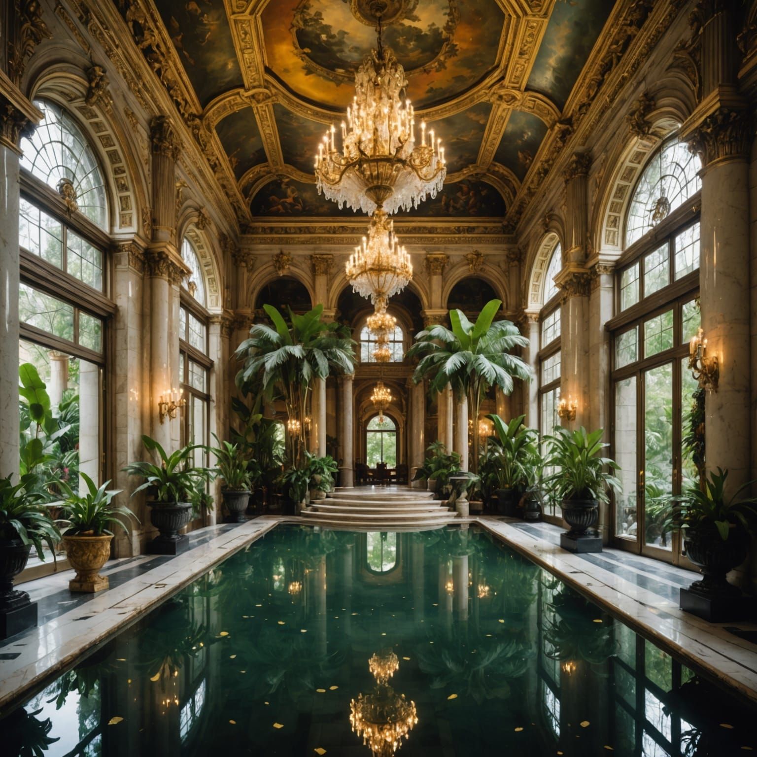 Winter Garden Waterfall in Royal Palace Room