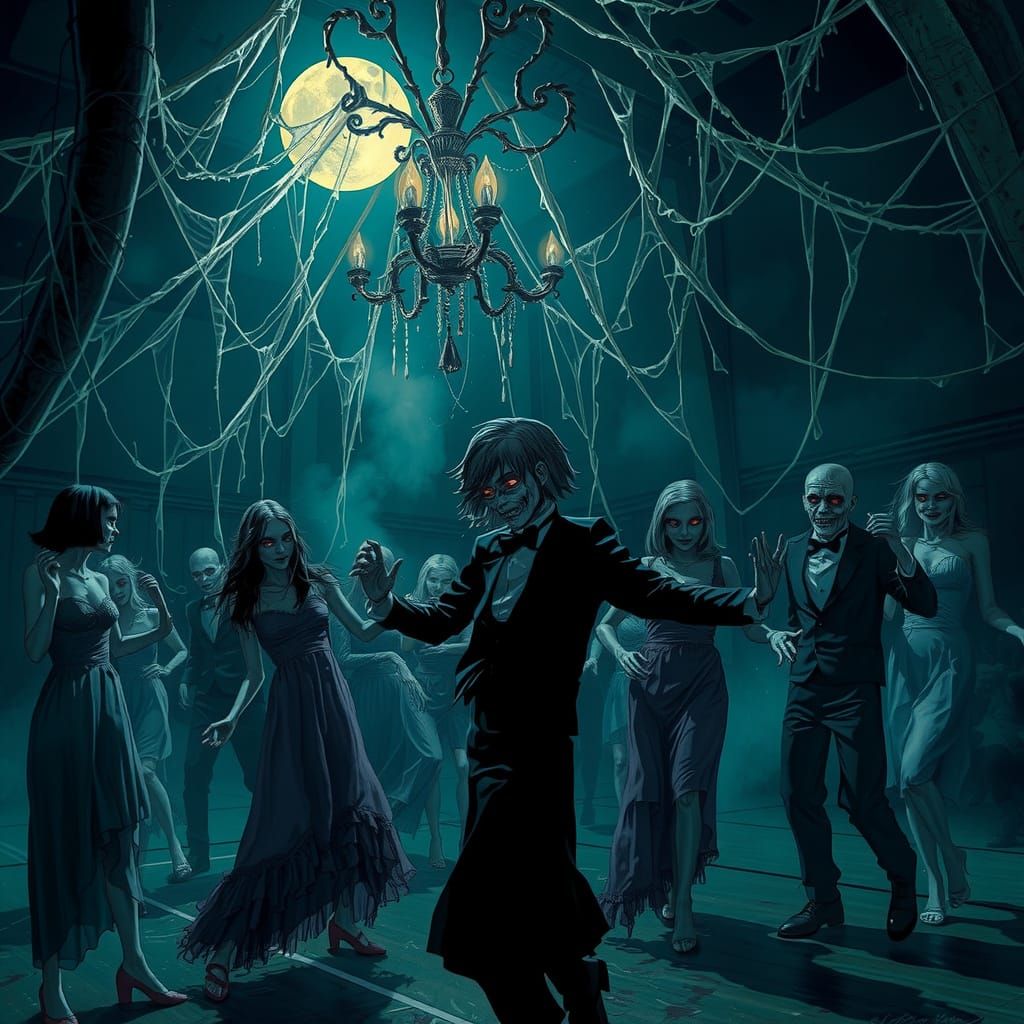 Zombie Prom Night Hauntingly Beautiful Scene