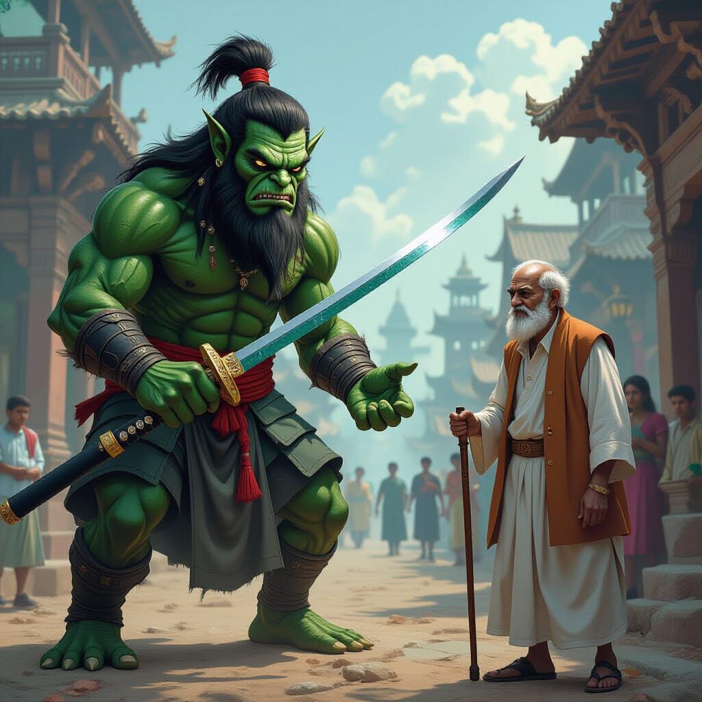 Fantastic Creature with Samurai Sword in India