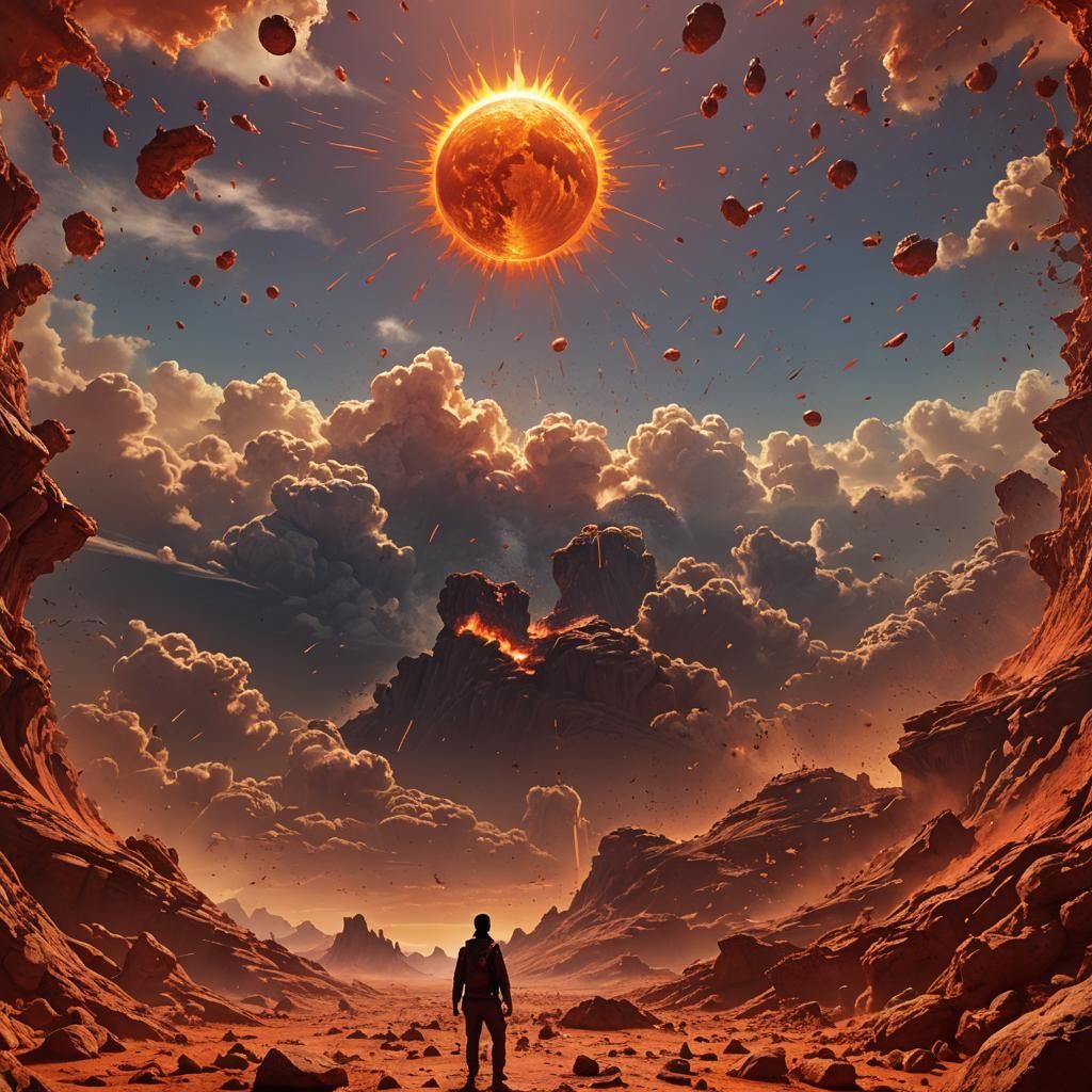 Scorching Sun: 3D Animation of Extreme Heat