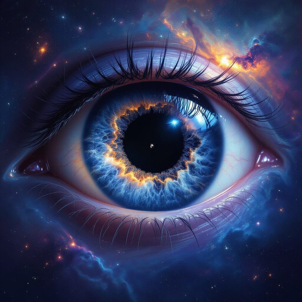 Cosmic Eye Black Hole Art
