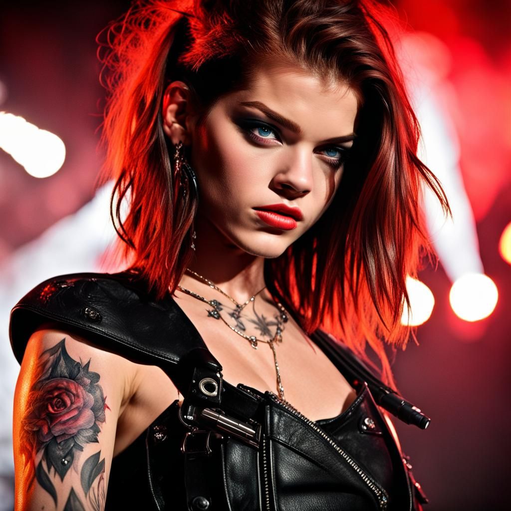 Barbara Palvin Punk Rock Concert