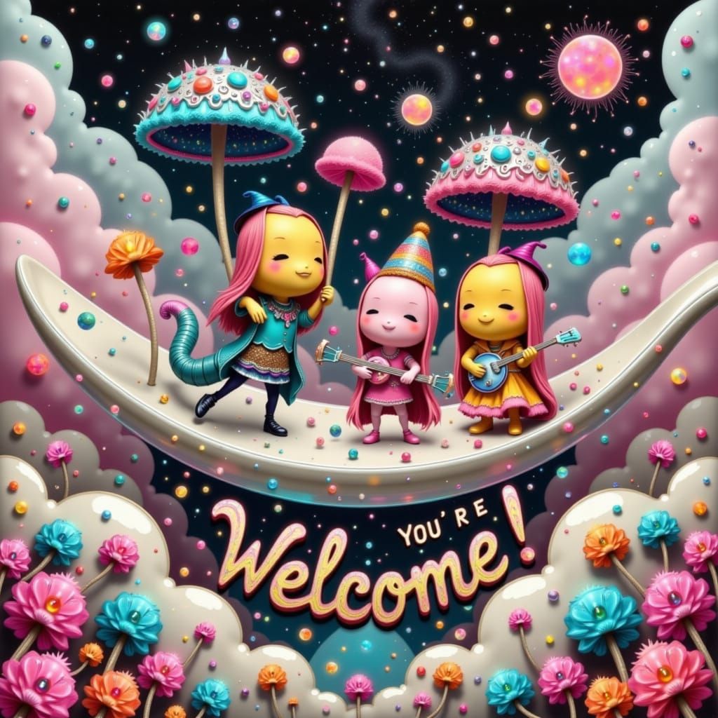 Psychedelic Jellybean People Perform on Spoon