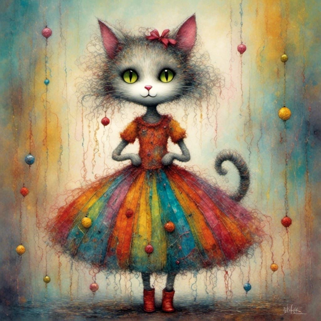 <lora:WoolenKatzz:1.0>  Kitty goes to Prom