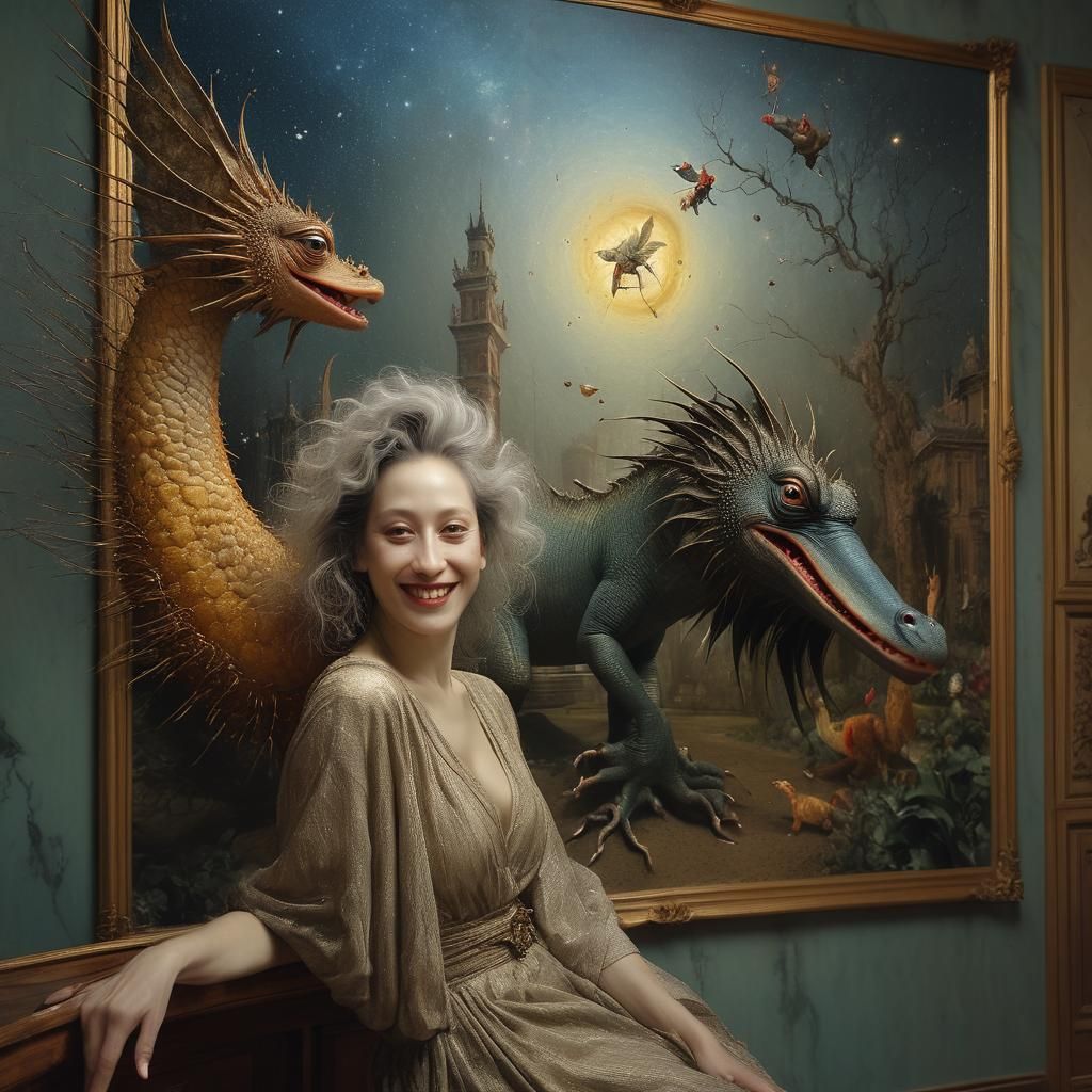Surreal Portraits of Beautiful People in Bizarre Art