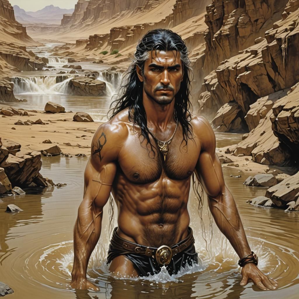 The prophet Elisha healing Naaman the Syrian: (2 Kings 5:1-1...