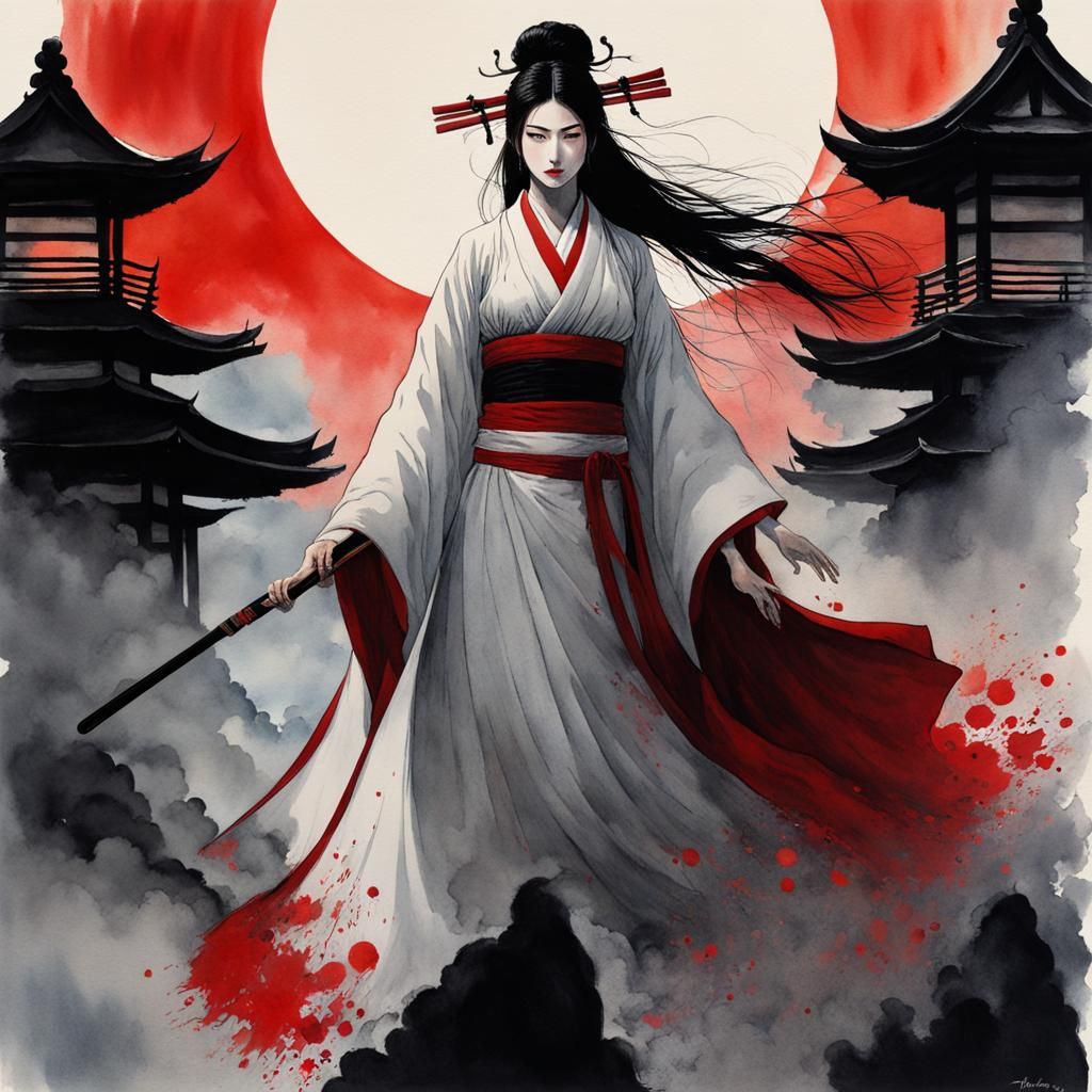 Takaonna Yōkai: Watercolor Art of Japanese Horror