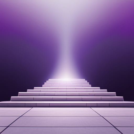 Purple Sign on Purple Background