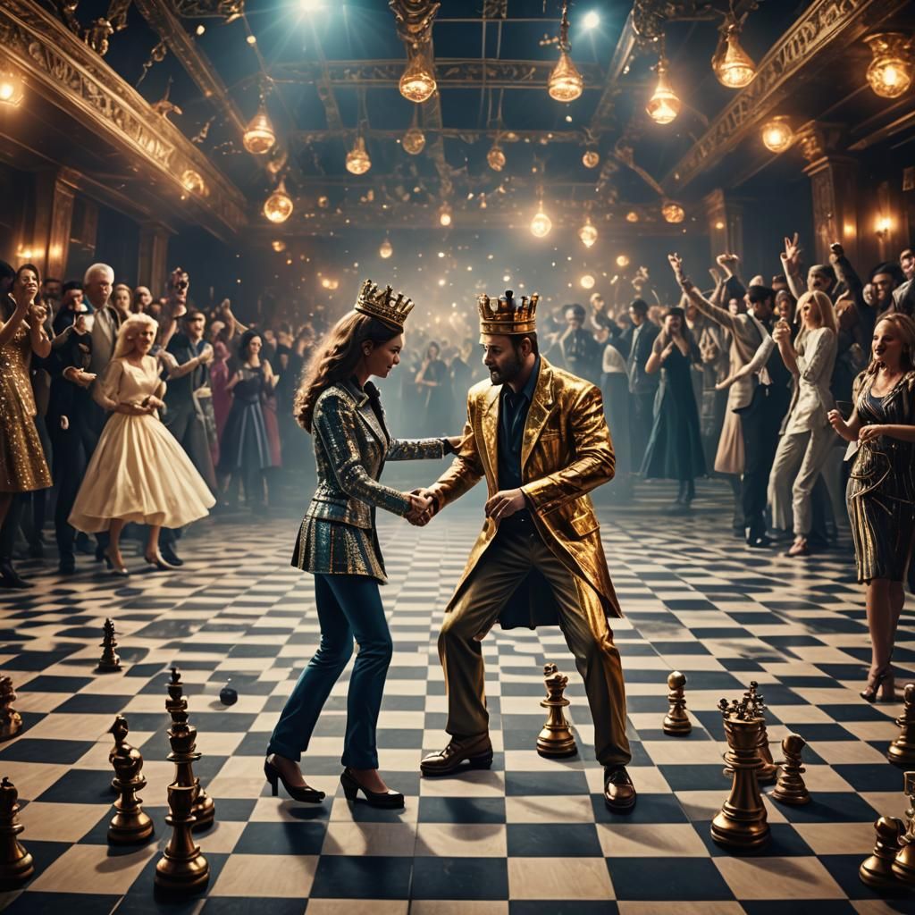 Chess Royalty Disco Dance Party