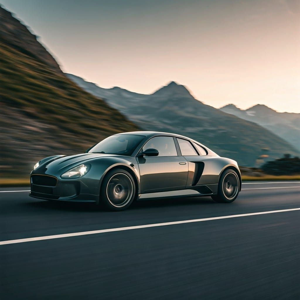 Sleek Citroën 2CV Supercar Conquers Dramatic Mountain Road i...
