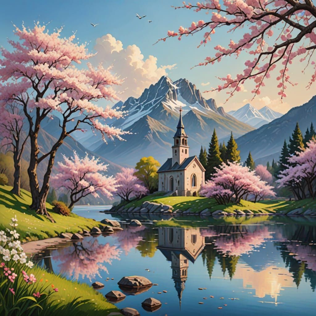 A serene landscape
