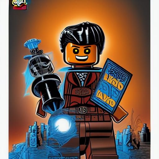 Lego Comic Book Art by Mark Brooks and Dan Mumford