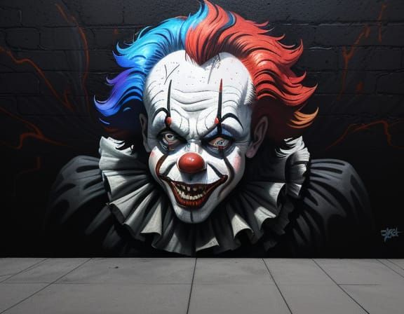 Surreal Dark Alley Confronts Pennywise the Dancing Clown in ...