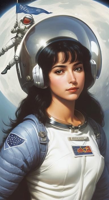 Astronaut Magician Performs Space Tricks on the Moon