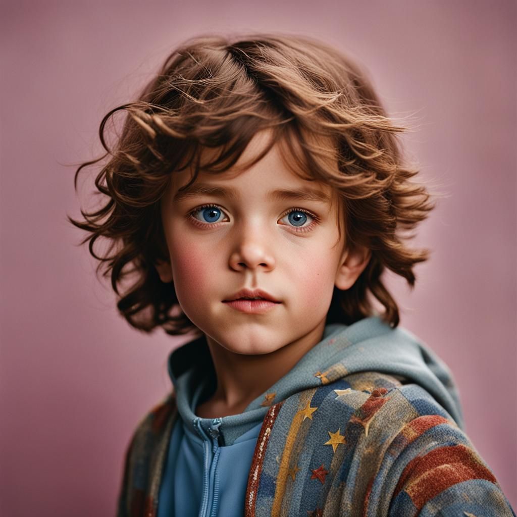 Professional Portrait of Bastien, Child of Stars