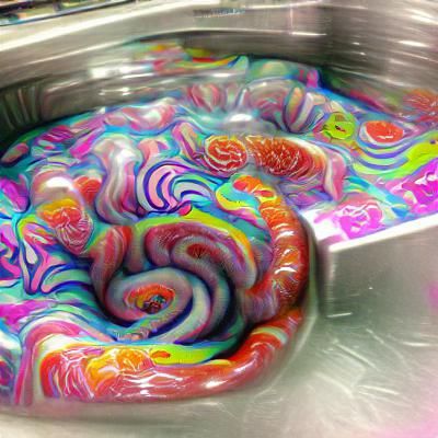 Psychedelic Candy Whirlpool: A Sweet Dreamscape