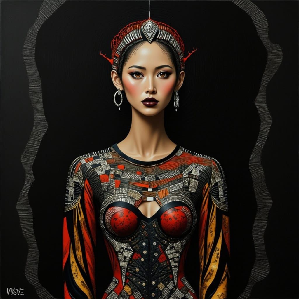 <lora:BARCODE:1.0> <lora:Vorthalune II:1.0> <lora:MARTIAN SW...