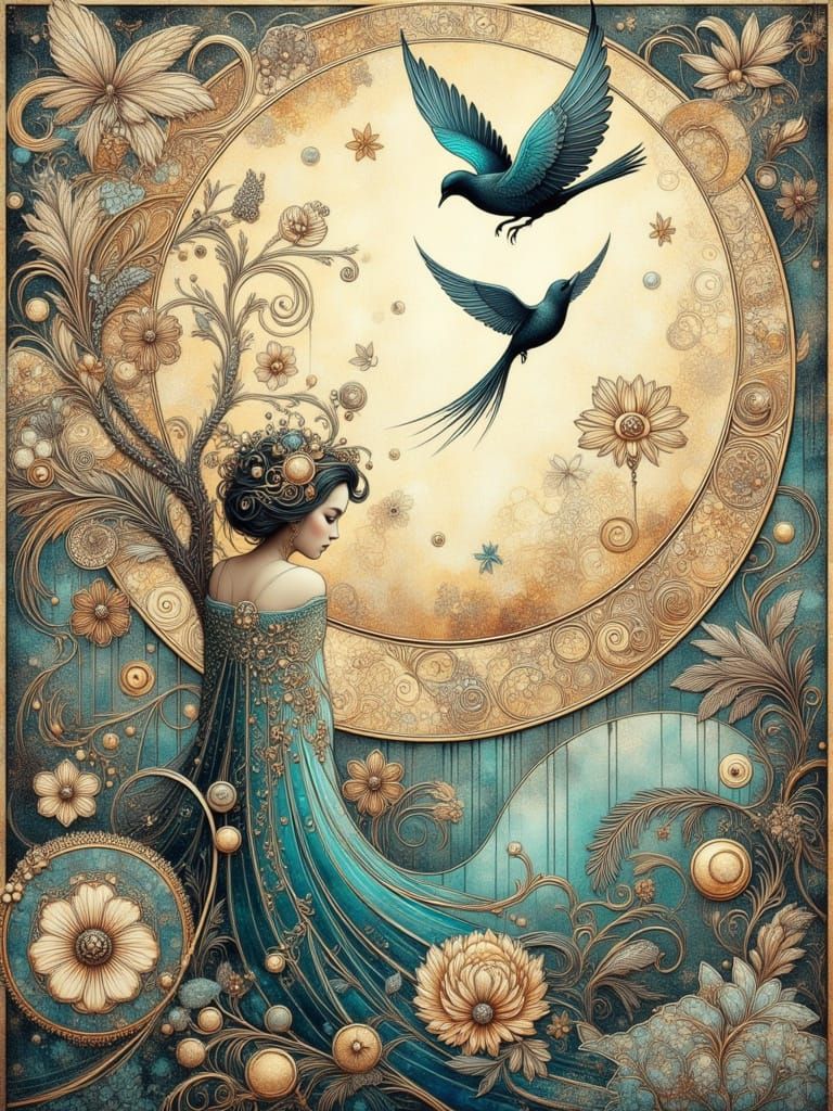 all the merry little birds are flying