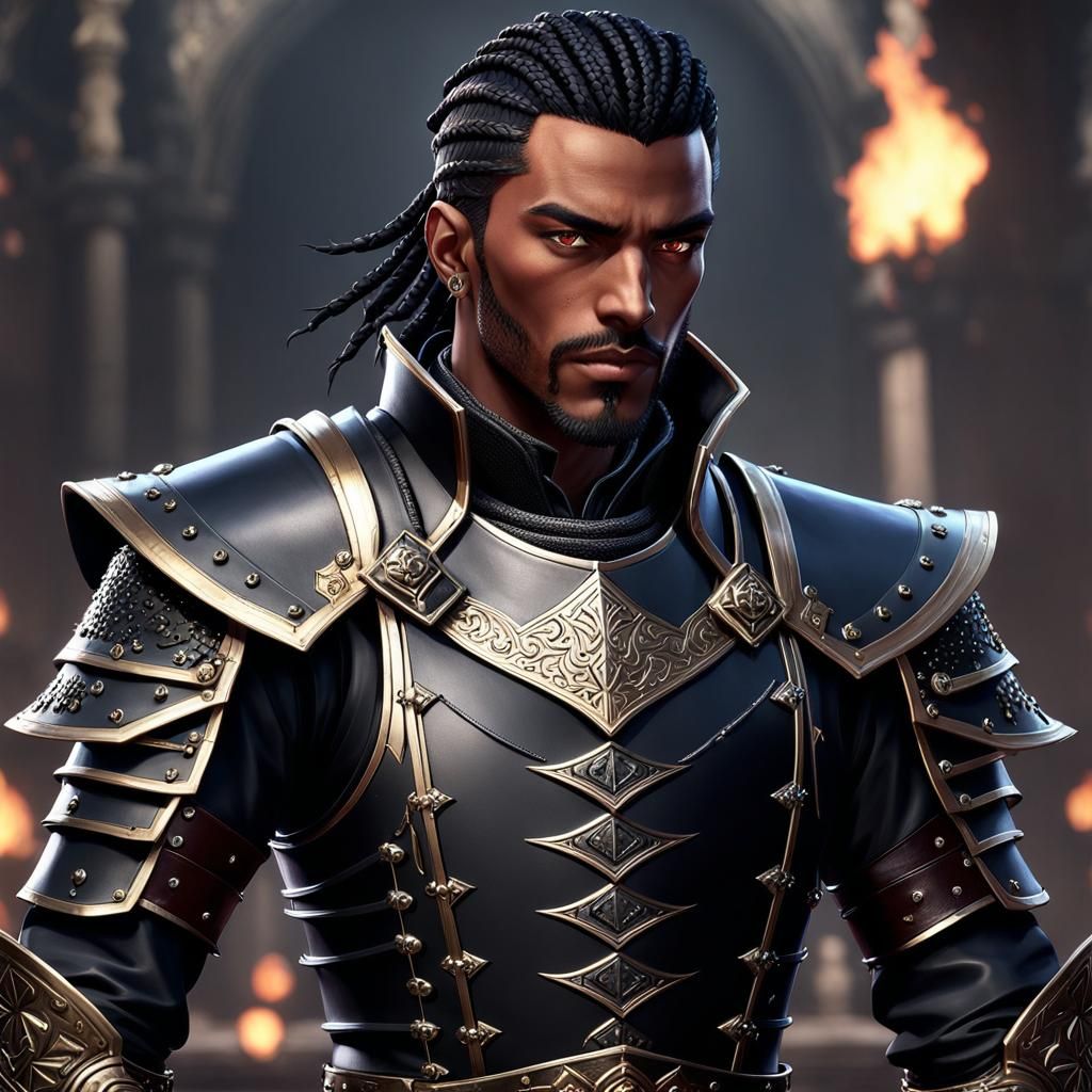 """Wyll the Rogue from Baldur's Gate 3 game.