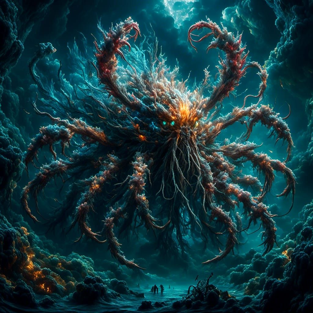 Scylla, Terrifying Crustacean Kraken Hybrid