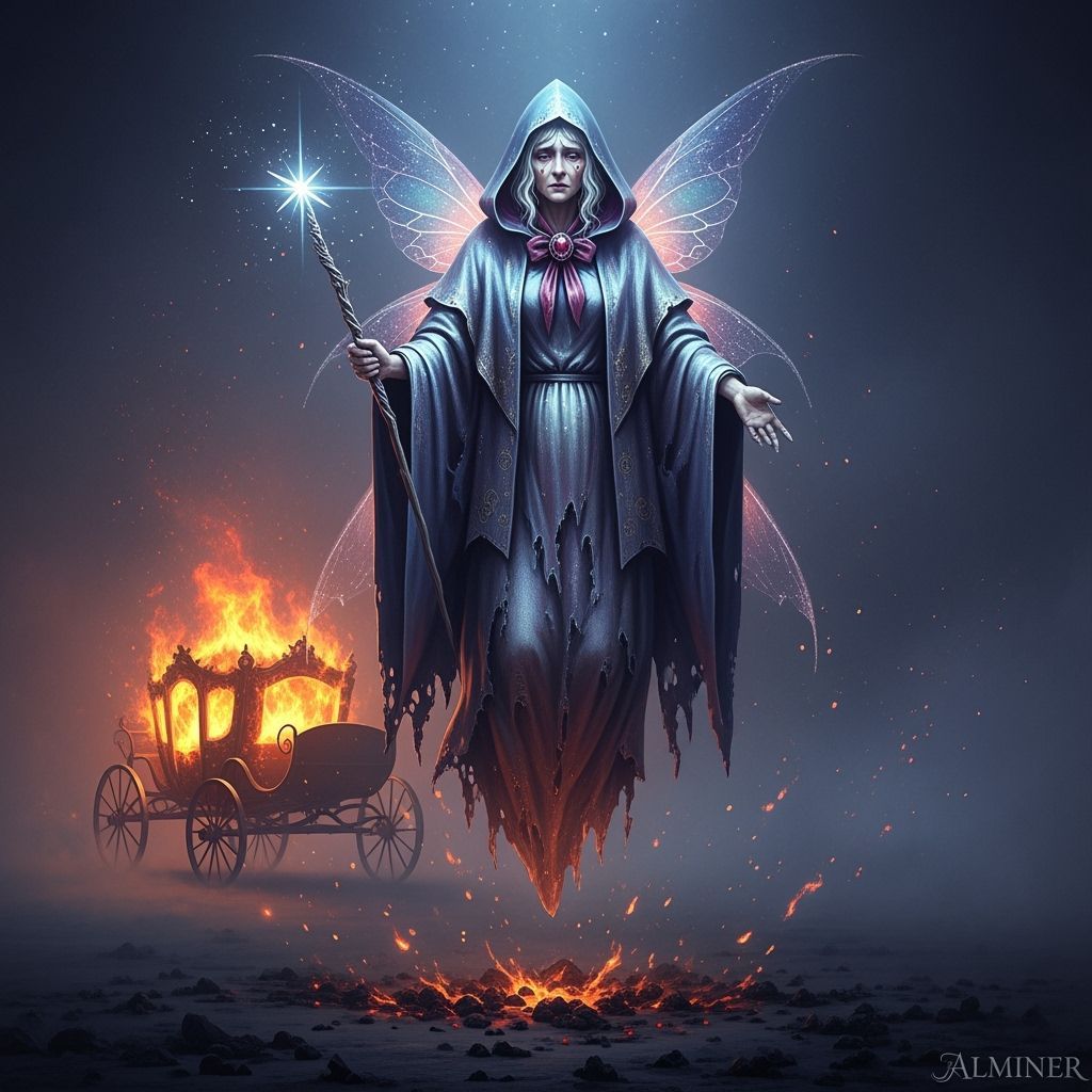 Sorrowful Fairy Godmother in Gothic Baroque Style