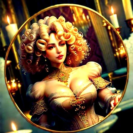 Lace and Velvet: A Luxurious Portrait