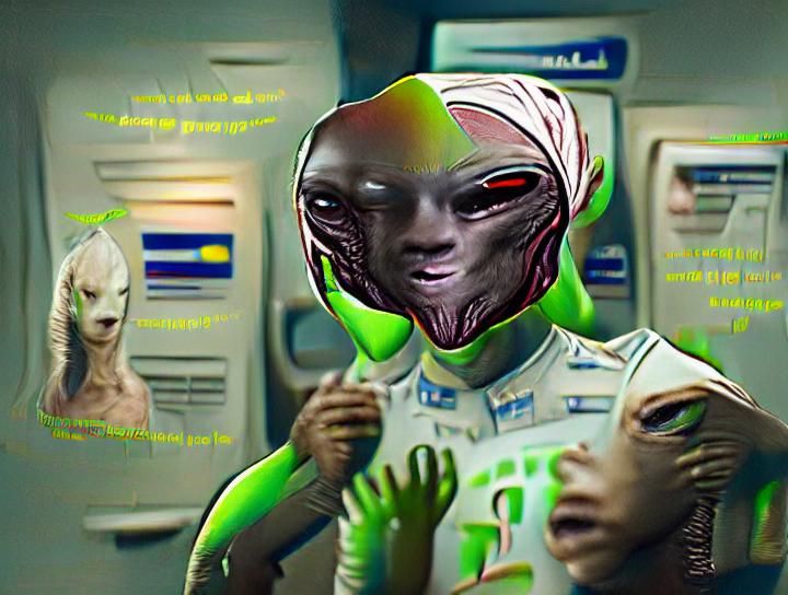 Alien Meme Communication: A Digital Art Concept