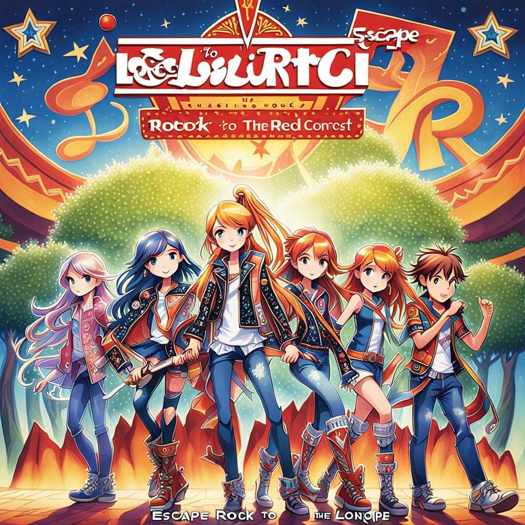 LoliRock Album Cover: Musical Characters in Concert