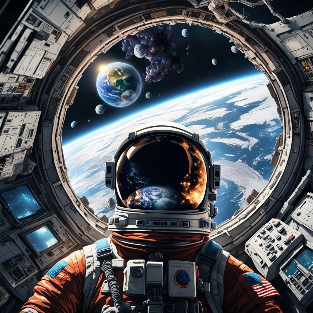 Astronaut Watches Earth Crack Apart