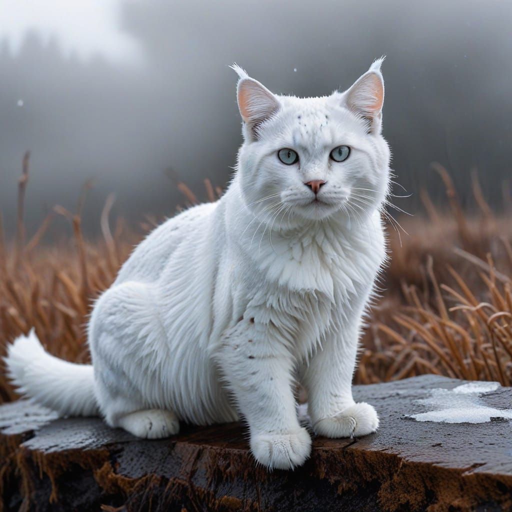 A wild ice cat.