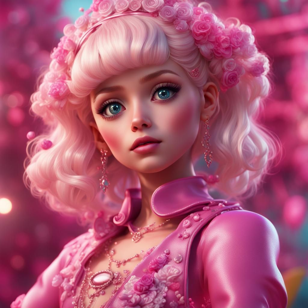 Girly Boy Dolled Up in Fantasy Concept Art