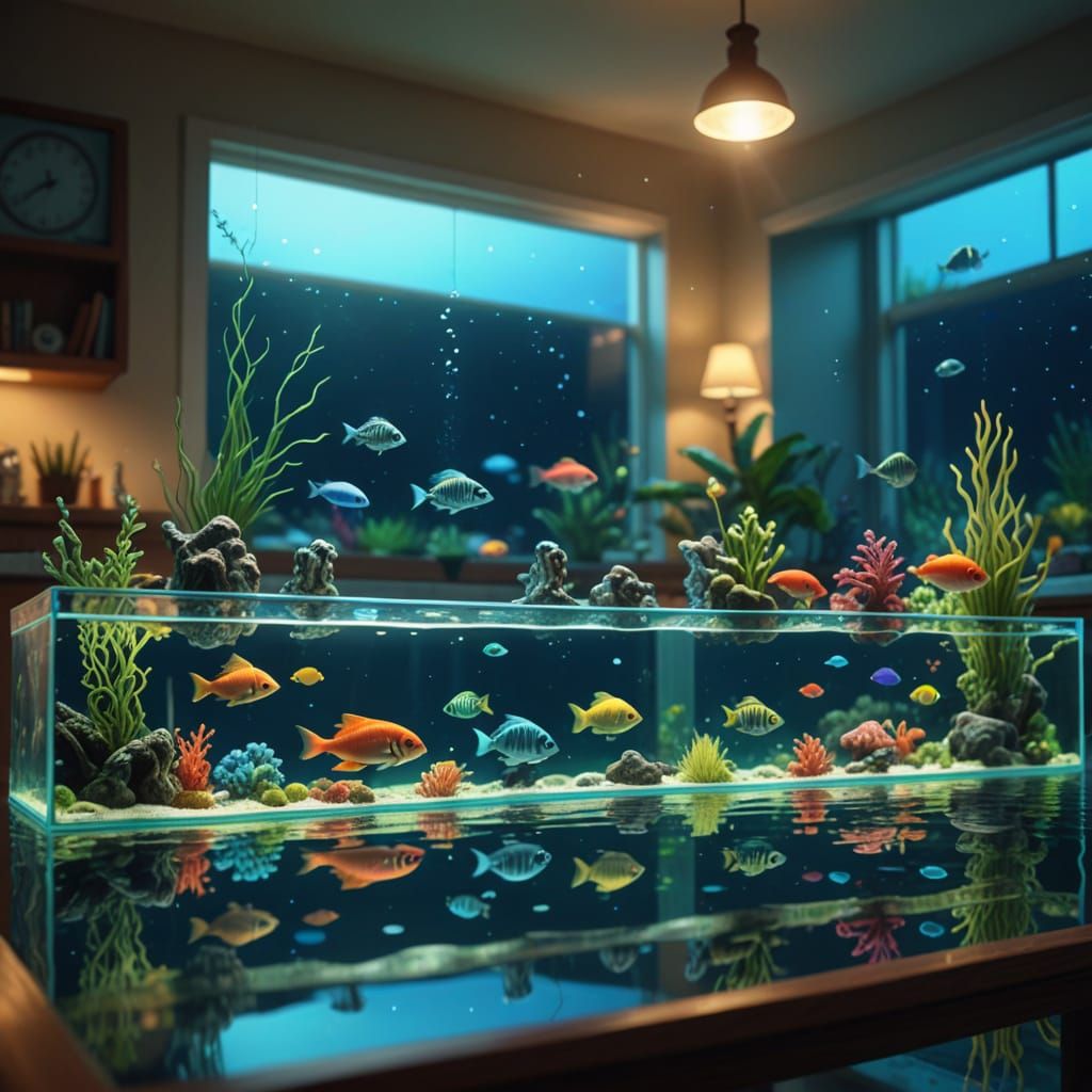 Surrealistic Dream of Suburban Paradise